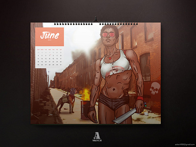 Post Apocalyptic Girls Calendar