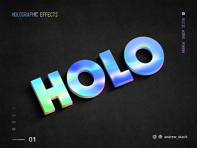 Holographic Text - 10 PSD