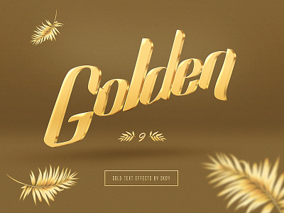 Gold - Photoshop Text Mockups