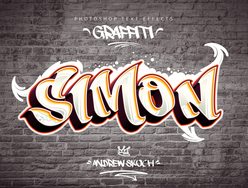 Download Graffiti Text Effects 10 Psd Vol 1 By Andrew Skoch On Dribbble