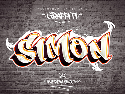 Graffiti Text Effects - 10 PSD - vol 1