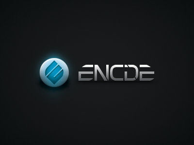 Encide's 5th Birthday & Rebrand Concept blue brand community dark design ec encide glow interface logo network simple sleek