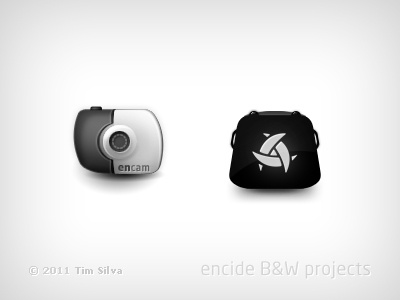 Black & White Projects avatar black encam encide icon silva tim white