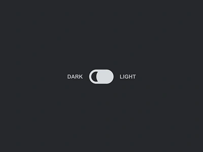 Dark/Light Mode Toggle Switch Pattern A11y a11y css darkmode javascript lightmode microinteraction microinteractions moon pattern product productdesign sleek switch toggle