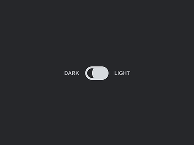 Dark/Light Mode Toggle Switch Pattern A11y a11y css darkmode javascript lightmode microinteraction microinteractions moon pattern product productdesign sleek switch toggle