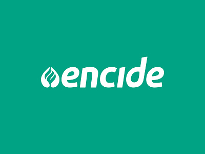 Encide Logo (Horizontal) brand encide green horizontal identity lockup logo monogram symbol wordmark