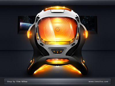 Encide Interface Bay 2012 - Step 50 2012 bay dark encide futuristic glowing interface orange sleek