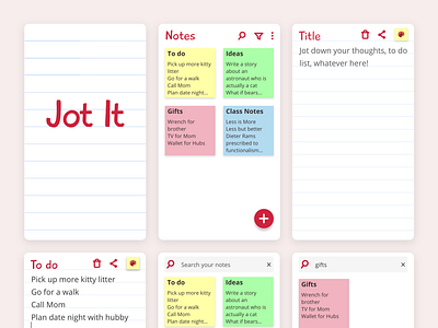 Jot It Note Taking App