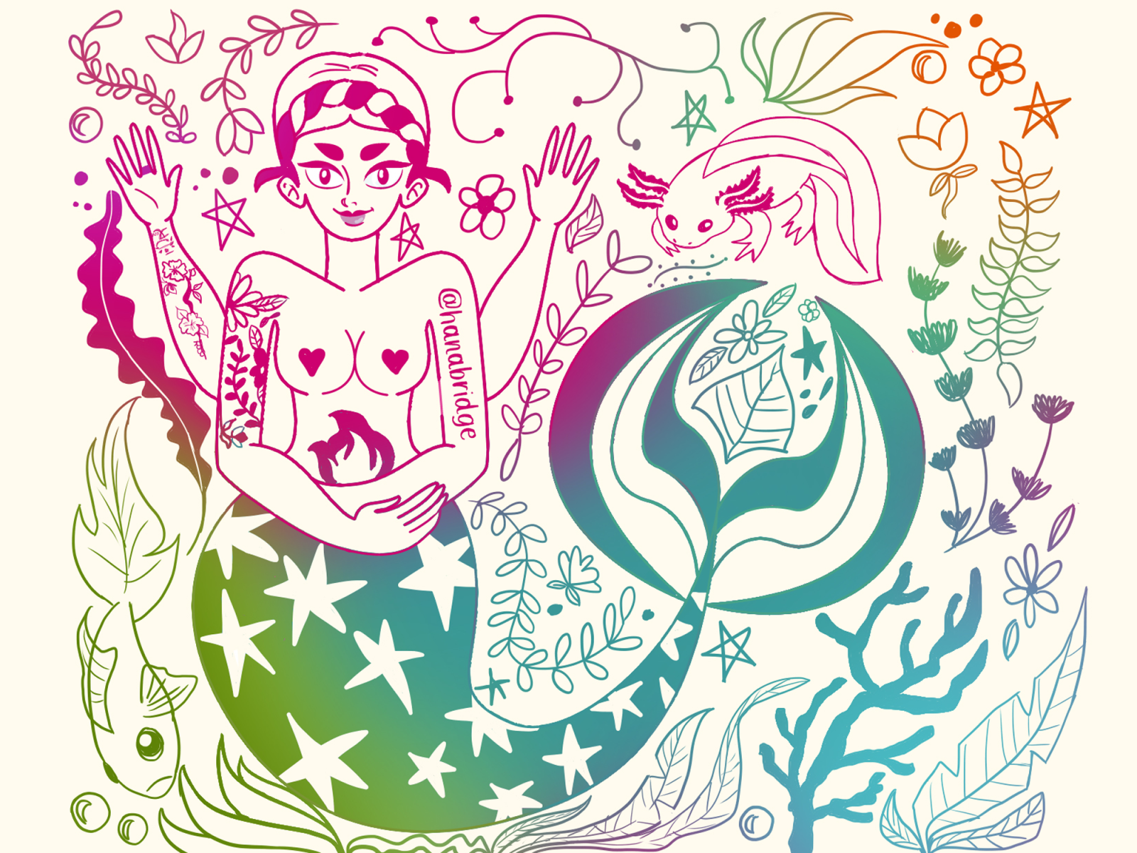 Sirena Morena by La Fers García on Dribbble