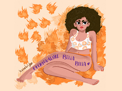 Eternamente Bella Bella character design characters design digital art doodle drawing feminism illustration illustrator my art