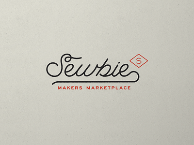 Sewbie Nº 011 branding identity logo new york philadelphia retro sans serif script signpainting timeless typography vintage