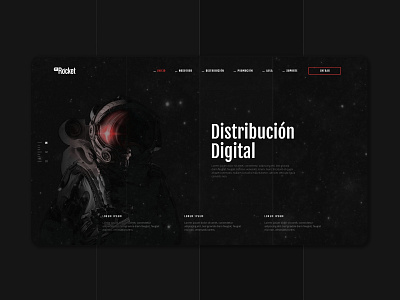 YT Rocket: Web Site design graphic design space ui web xd