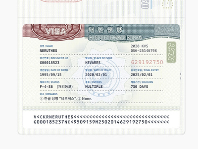 NAD#24 passport visa
