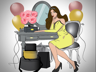 Boutique Girl adobeillustrator cute girly