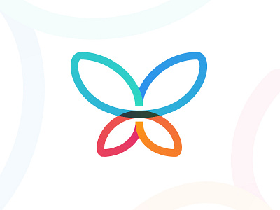 Butterfly logo brand butterfly design icon identify logo mark symbol