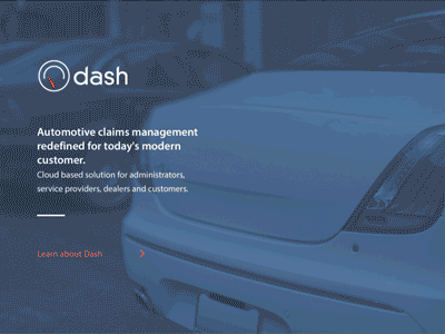 Dash Web Animations animation app css3 html5 micro site one page one pager promotion ui ux web design
