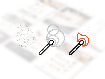 eTecc Site Process fire flame icon icons line match orange sulfur symbol