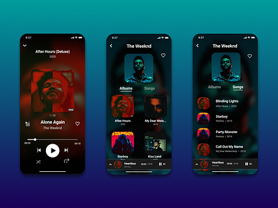 Music Streaming App app mobile mobile ui music app streaming app ui ux