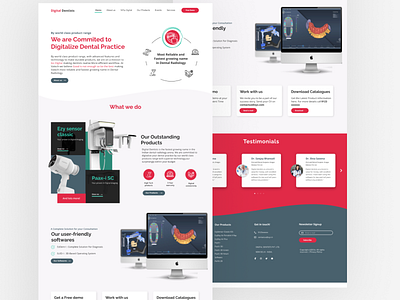 Landing Page Redesign for Digital Dentistry Products