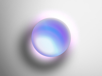 One Circle Layer Style - Pearlescent Glass Sphere