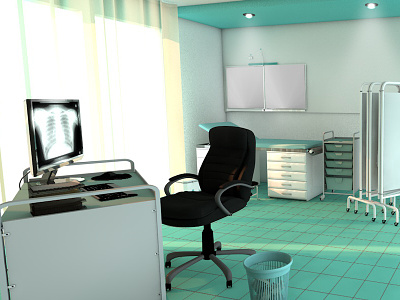Doc Office 3d architectural visualization architecture archiviz doctors office furniture illustration medical