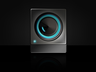 Tron Button 3d app design icon illustration logo tron