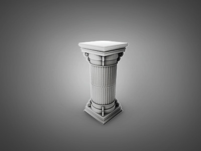 Columnpreview 3d app column icon illustration