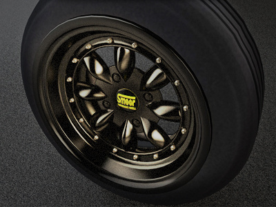 Smoor Performance Roadster Wheels 3d automotive car cg custom modeling studio wheel wip