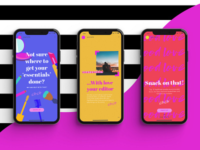 Instagram story templates advertising brand design branding colourful content design content marketing design instgram story layoutdesign template templatedesign typography