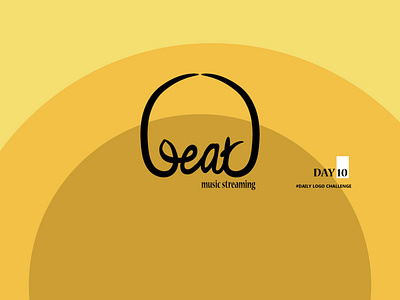 "Beat" music streaming logo beginner challenge daily logo challenge dailylogochallenge designer illustration illustrator logo logo challenge logo design