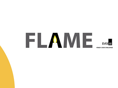 "flame" logo beginner challenge daily logo challenge dailylogochallenge designer illustration illustrator logo logo challenge logotype