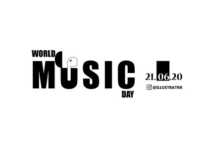 World Music Day concept concept art dailylogochallenge design illustrator music musicday