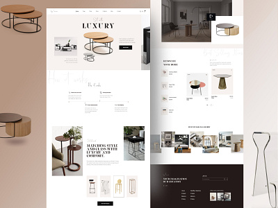 Minimal Furniture Landing Page