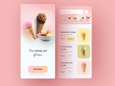 Ice Cream Shop App