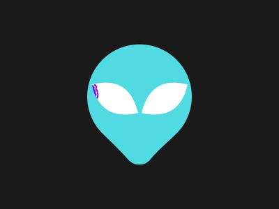 not flipper morphing 90s alien cel animation cute loop morphing planet ufo universe