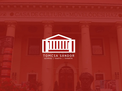 Tomcsa Sandor theatre branding design graphicdesign logo logodesign theatre