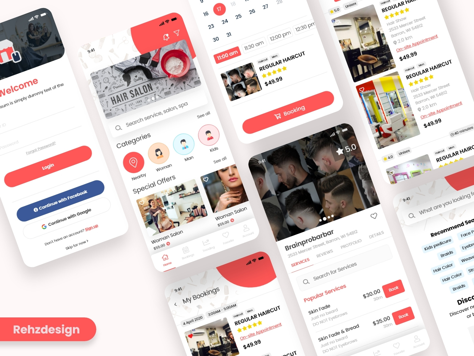 Makeup Shopping App by Rehmat Ullah on Dribbble