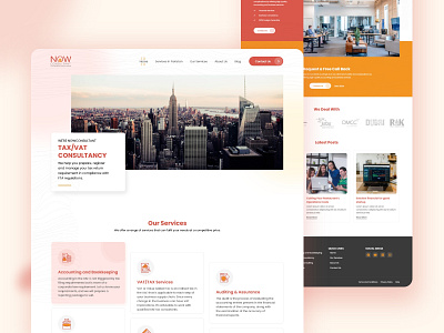 NowConsultant Website Design