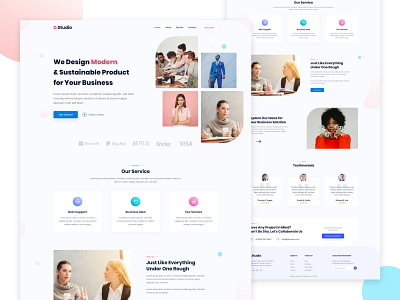 Design Studio - Creative Landing Page creative design landing design landing page landing page concept landing page design landing page ui landingpage ui ui design uidesign uiux web web app web design web designer webdesign website website design website designer