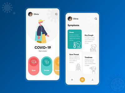 Covid-19 App app design application design corona virus coronavirus covid covid 19 covid 19 covid19 mobile app design ui design uidesign uiux