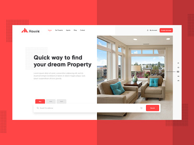 Real Estate - Hero Banner real estate realestate web design