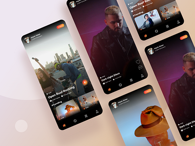 Music Video World 0.2 app designs mobile app development company music music video uidesign uiux video