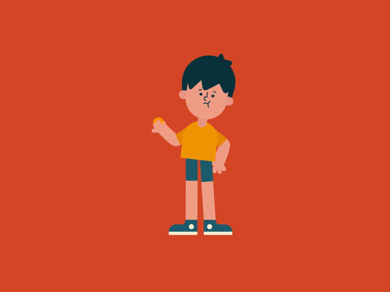 Pró-Mundo School animation character children illustration kid motion