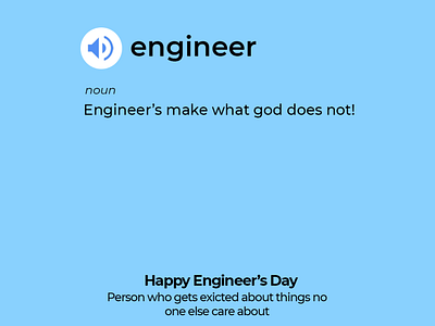 Engineer Day branding content creative design creativity engineer engineering engineers illustration typography