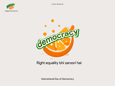 Democracy Day branding content creative creative design creativity creators democracy logo typography