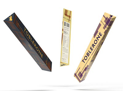 Toblerone Redesign chocolat chocolate bar package design redesign swiss