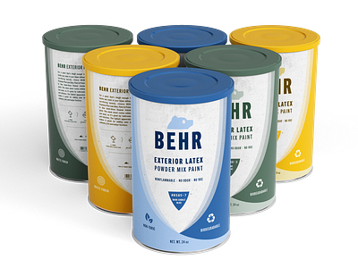 Sustainable Powder Mixed House Paints for BEHR