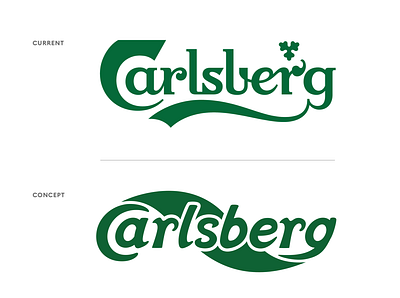 Carlsberg Rebrand Concept beer branding carlsberg danmark design logo package design packaging rebrand
