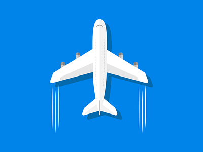 Plane aeroplane aerospace airplane airplanes aviation branding design flat icon illustration illustrator minimal plane vector