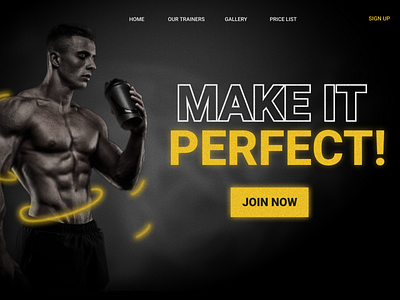 Gym Landing Page